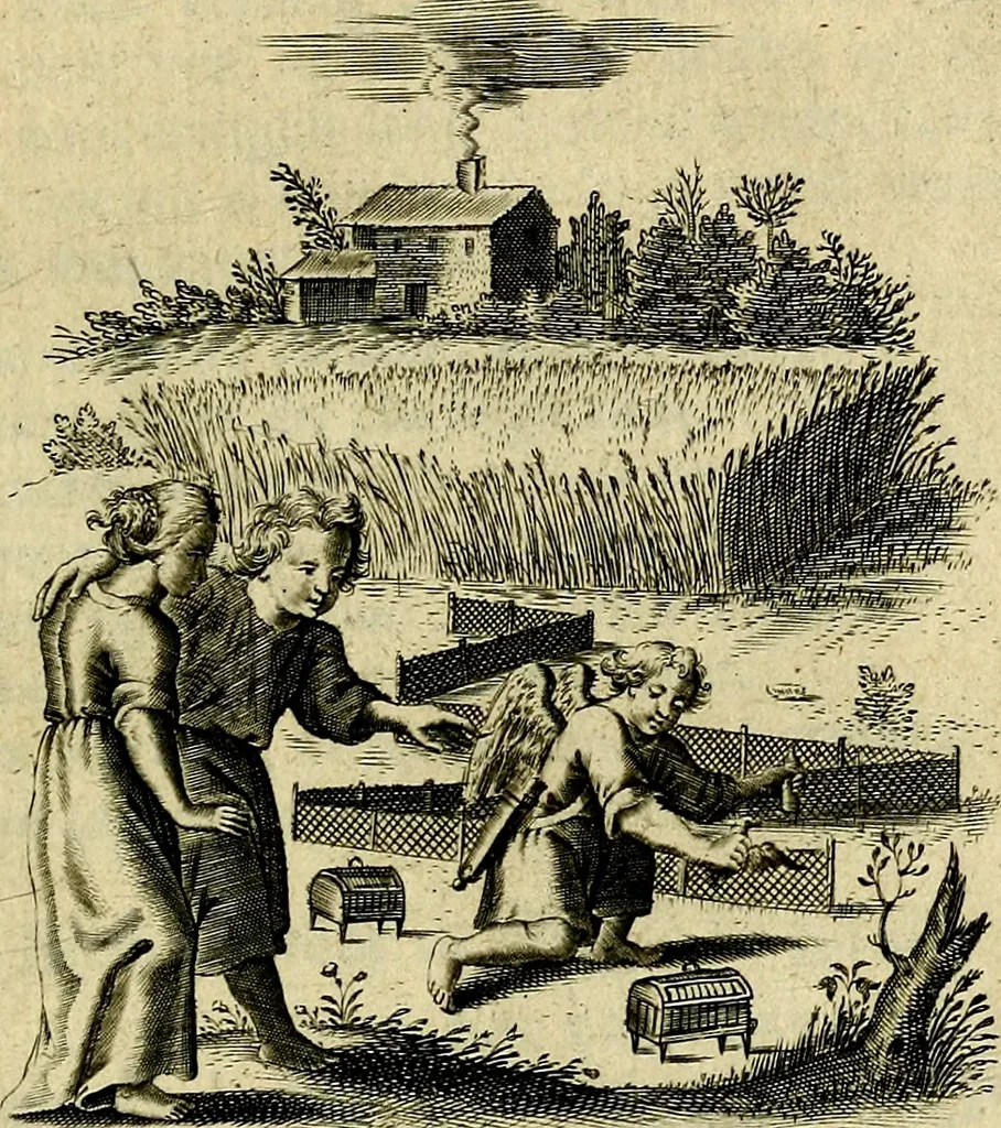 An illustration from Zinne-beelden der liefde, met puntdigten en aanteekeningen, 1703, leaf 192