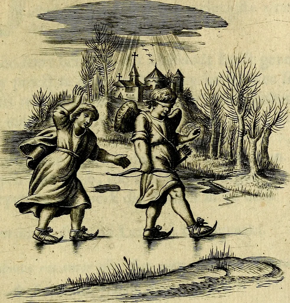 An illustration from Zinne-beelden der liefde, met puntdigten en aanteekeningen, 1703, leaf 196