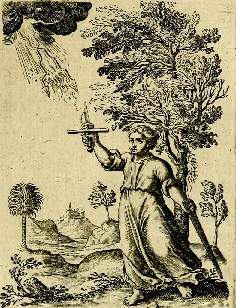 An illustration from Zinne-beelden der liefde, met puntdigten en aanteekeningen, 1703, leaf 204