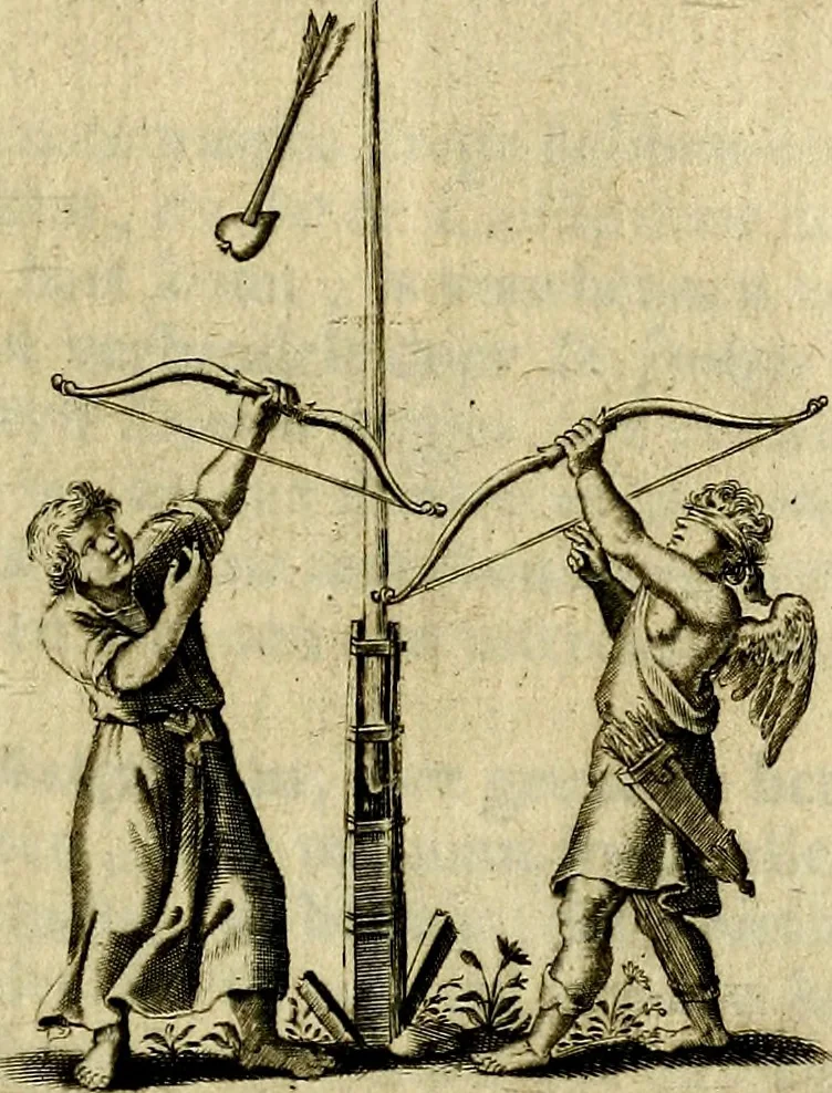An illustration from Zinne-beelden der liefde, met puntdigten en aanteekeningen, 1703, leaf 294