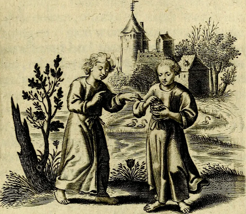 An illustration from Zinne-beelden der liefde, met puntdigten en aanteekeningen, 1703, leaf 326