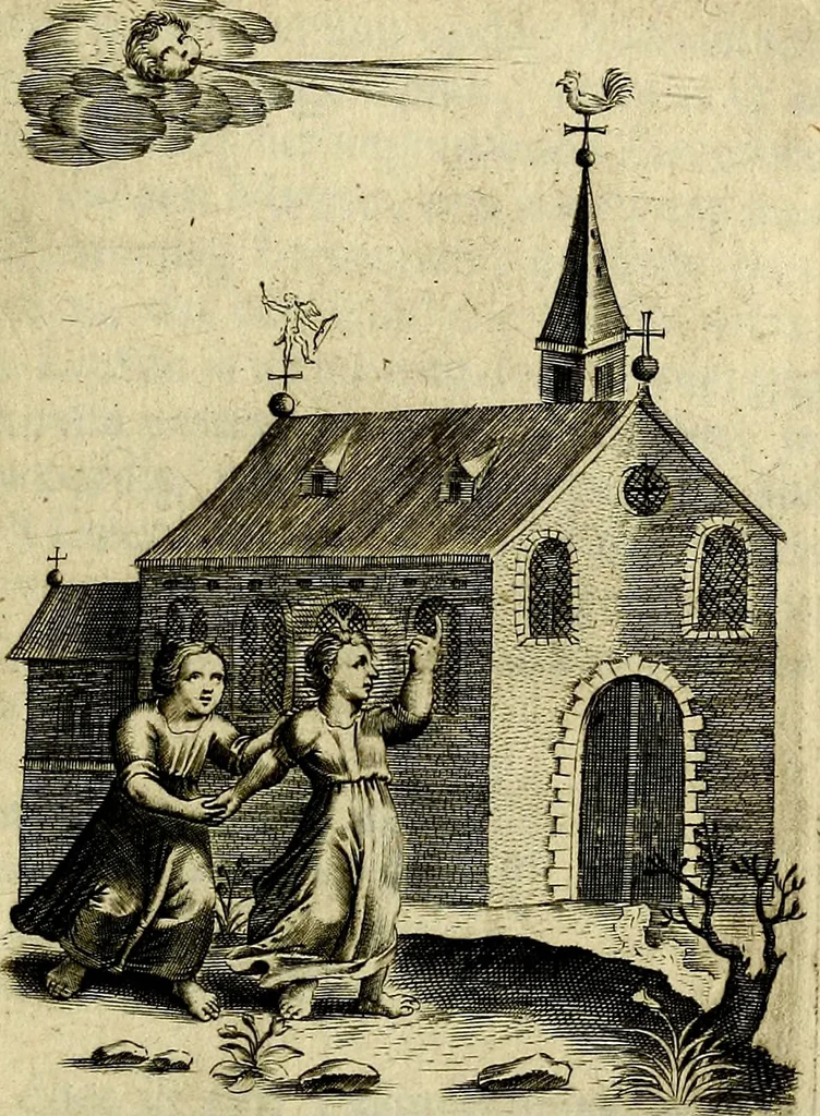 An illustration from Zinne-beelden der liefde, met puntdigten en aanteekeningen, 1703, leaf 330