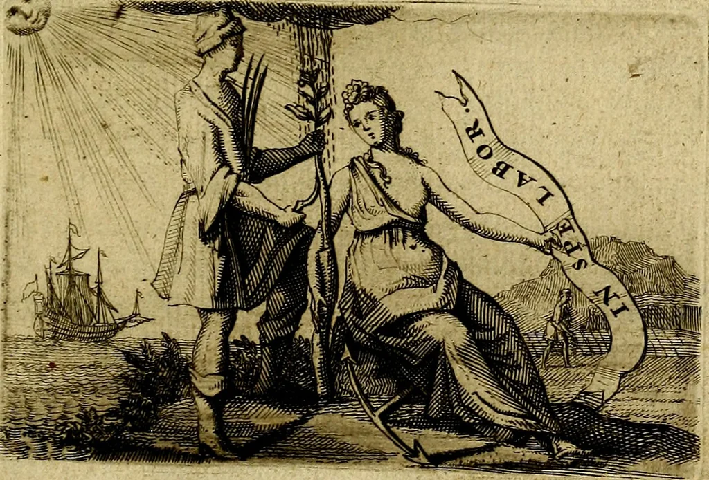 An illustration from Zinne-beelden der liefde, met puntdigten en aanteekeningen, 1703, leaf 8