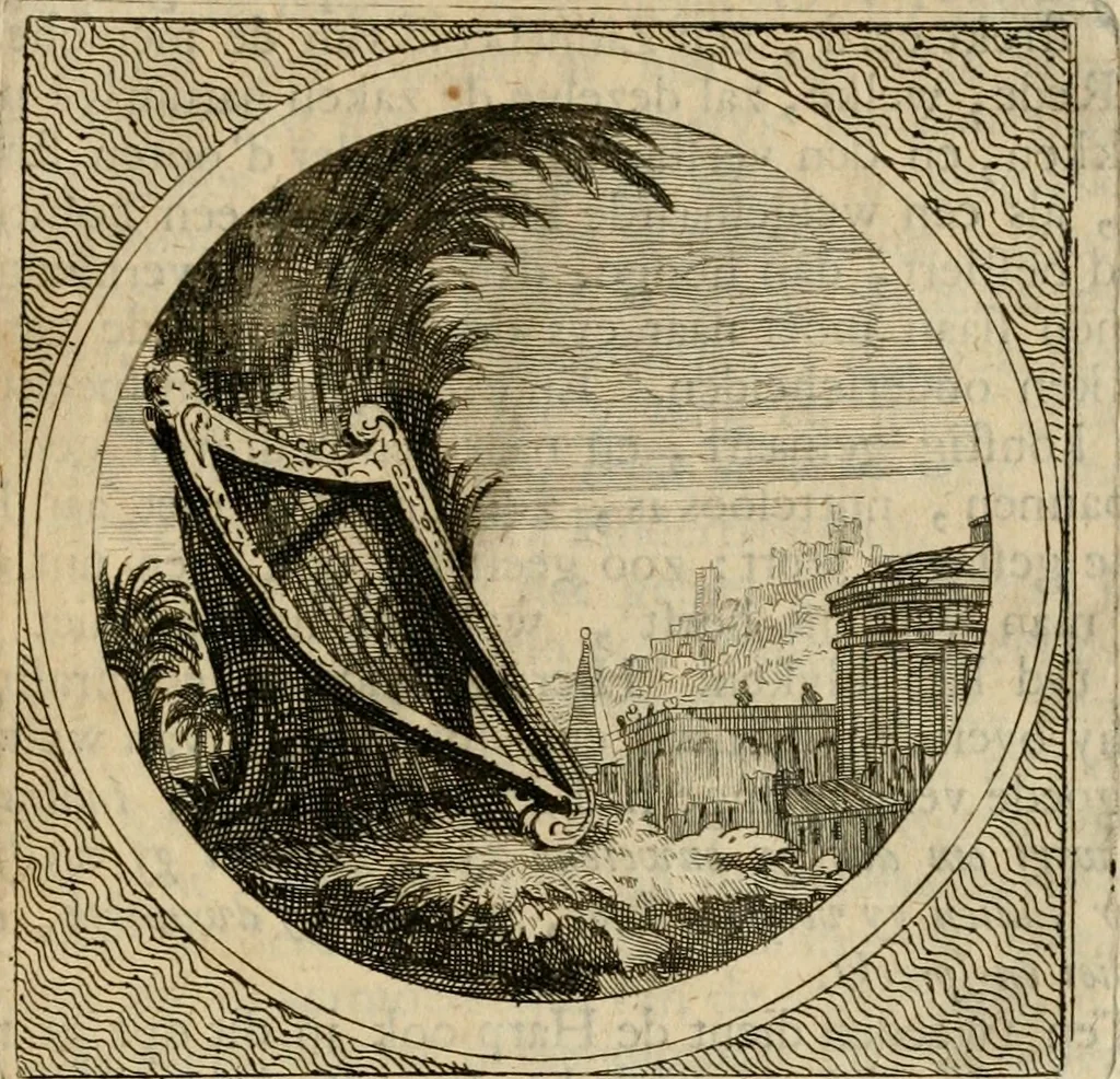 An illustration from Stichtelyke zinnebeelden gepast op deugden en ondeugden in LVII tafereeellen vertoont, 1723, leaf 142
