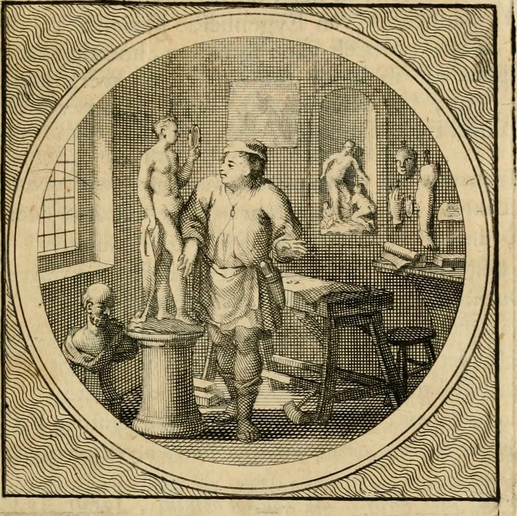 An illustration from Stichtelyke zinnebeelden gepast op deugden en ondeugden in LVII tafereeellen vertoont, 1723, leaf 190