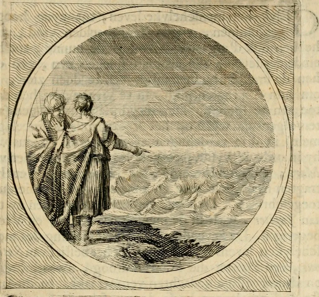 An illustration from Stichtelyke zinnebeelden gepast op deugden en ondeugden in LVII tafereeellen vertoont, 1723, leaf 270