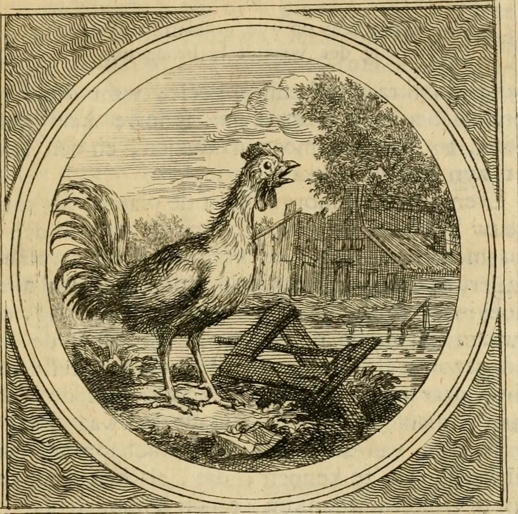 An illustration from Stichtelyke zinnebeelden gepast op deugden en ondeugden in LVII tafereeellen vertoont, 1723, leaf 68