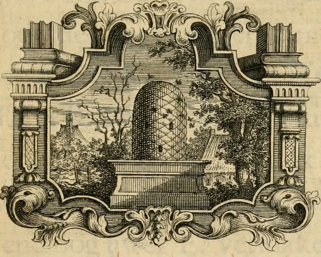 An illustration from Stichtelyke zinnebeelden gepast op deugden en ondeugden in LVII tafereeellen vertoont, 1723, leaf 8