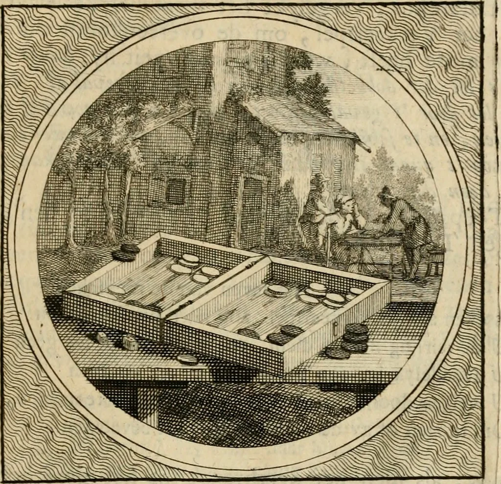 An illustration from Stichtelyke zinnebeelden gepast op deugden en ondeugden in LVII tafereeellen vertoont, 1723, leaf 82