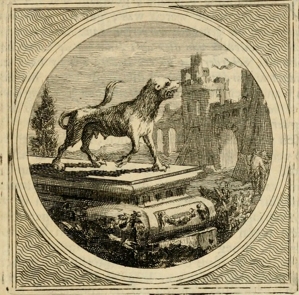 An illustration from Stichtelyke zinnebeelden gepast op deugden en ondeugden in LVII tafereeellen vertoont, 1723, leaf 90