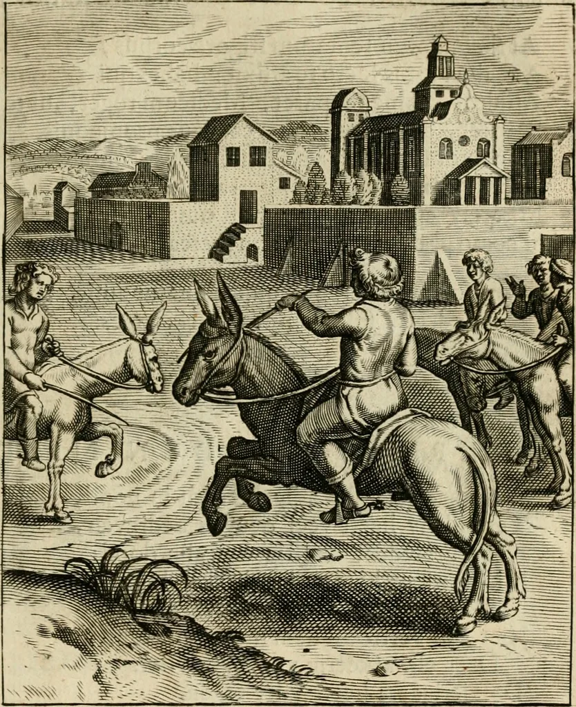 An illustration from Zinnebeelden, getrokken uit Horatius Flaccus, 1683, leaf 120