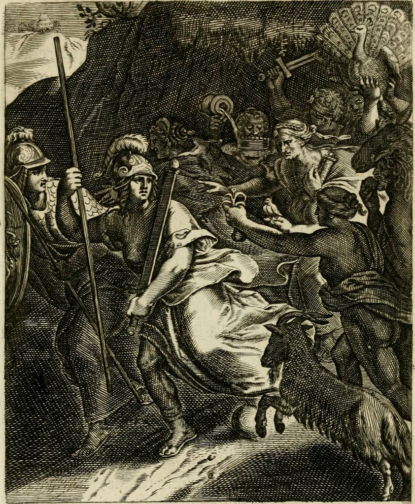 An illustration from Zinnebeelden, getrokken uit Horatius Flaccus, 1683, leaf 20