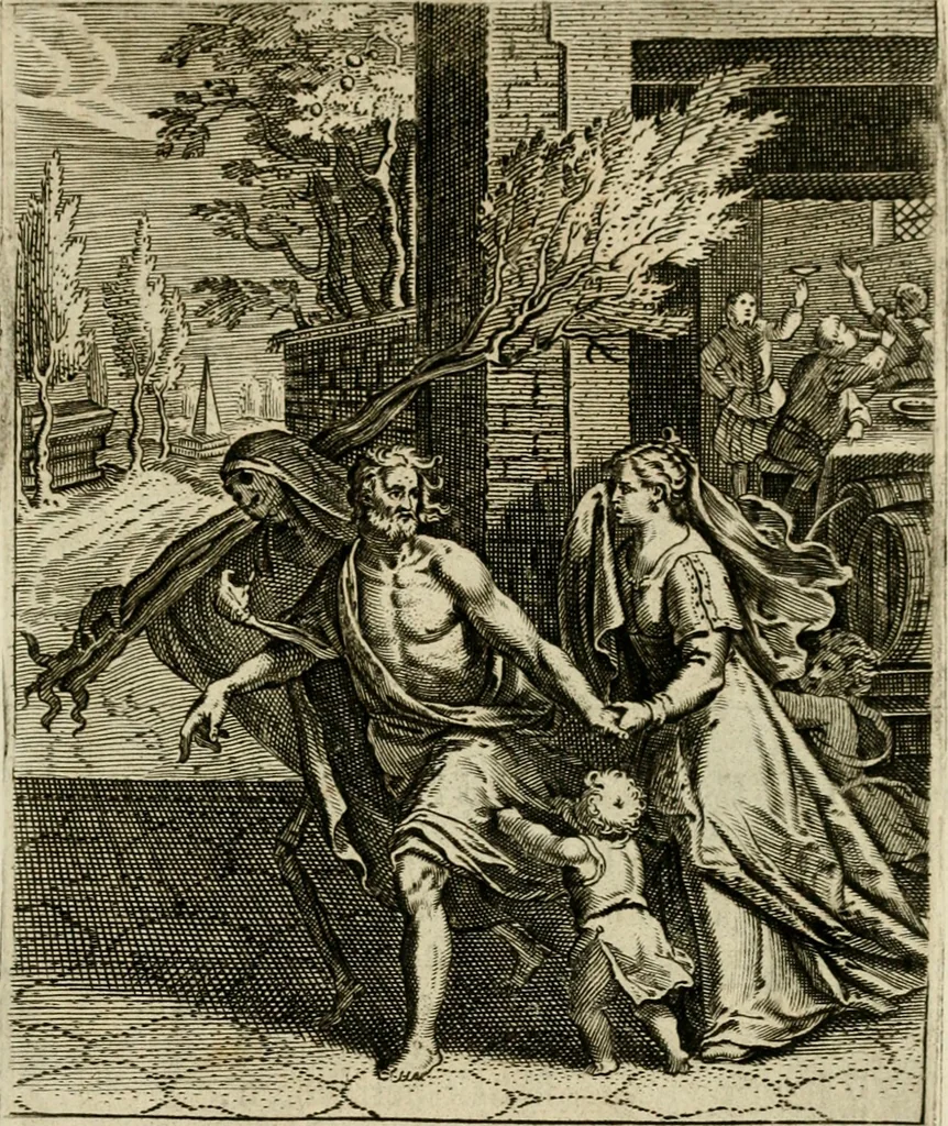 An illustration from Zinnebeelden, getrokken uit Horatius Flaccus, 1683, leaf 200