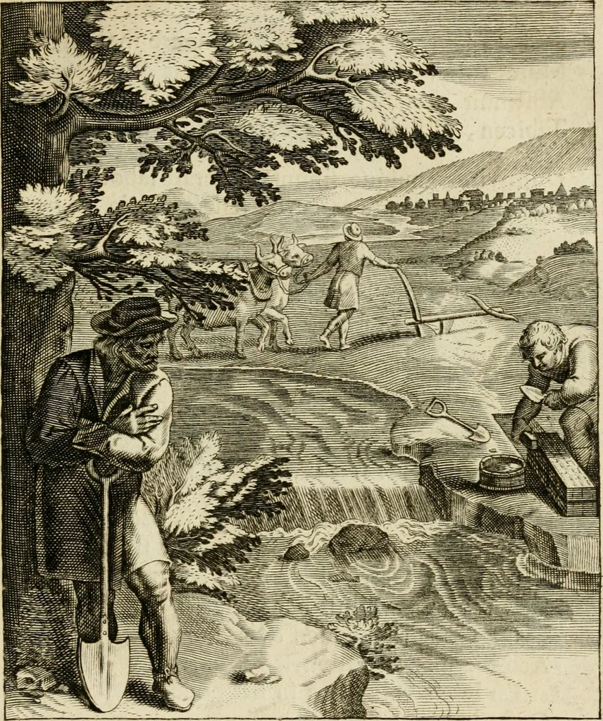 An illustration from Zinnebeelden, getrokken uit Horatius Flaccus, 1683, leaf 38