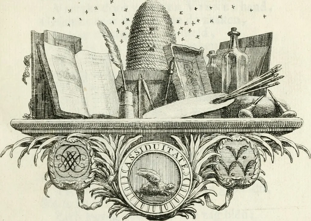 An illustration from Leerzaame zinnebeelden, 1757, leaf 10