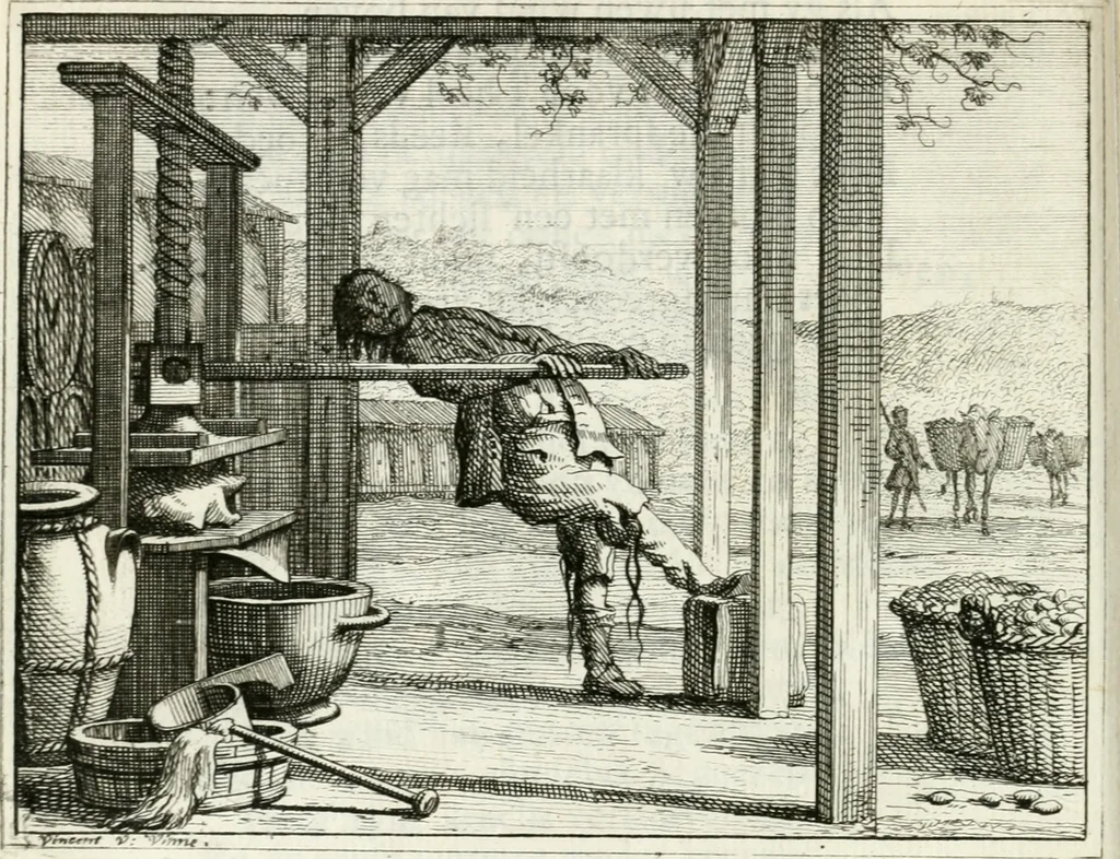 An illustration from Leerzaame zinnebeelden, 1757, leaf 103