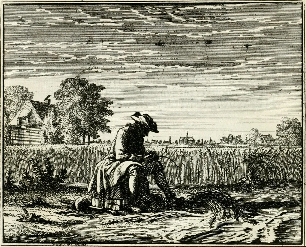 An illustration from Leerzaame zinnebeelden, 1757, leaf 121