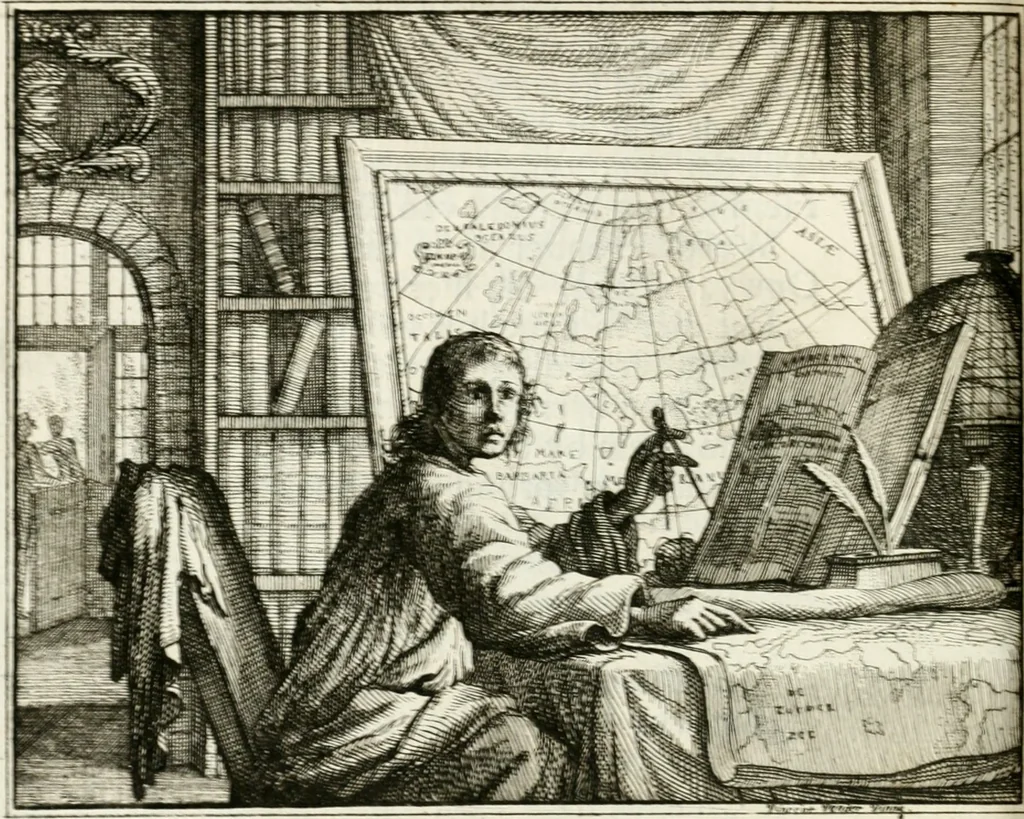 An illustration from Leerzaame zinnebeelden, 1757, leaf 141