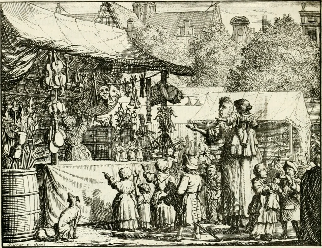 An illustration from Leerzaame zinnebeelden, 1757, leaf 153