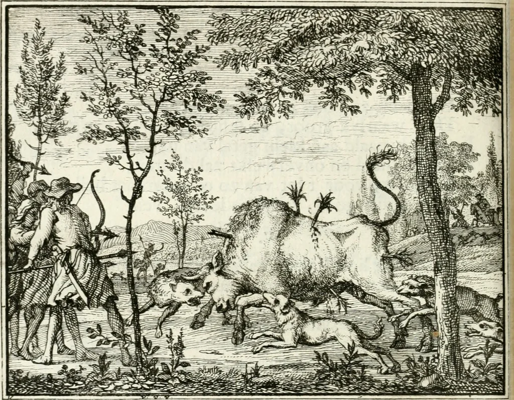 An illustration from Leerzaame zinnebeelden, 1757, leaf 159