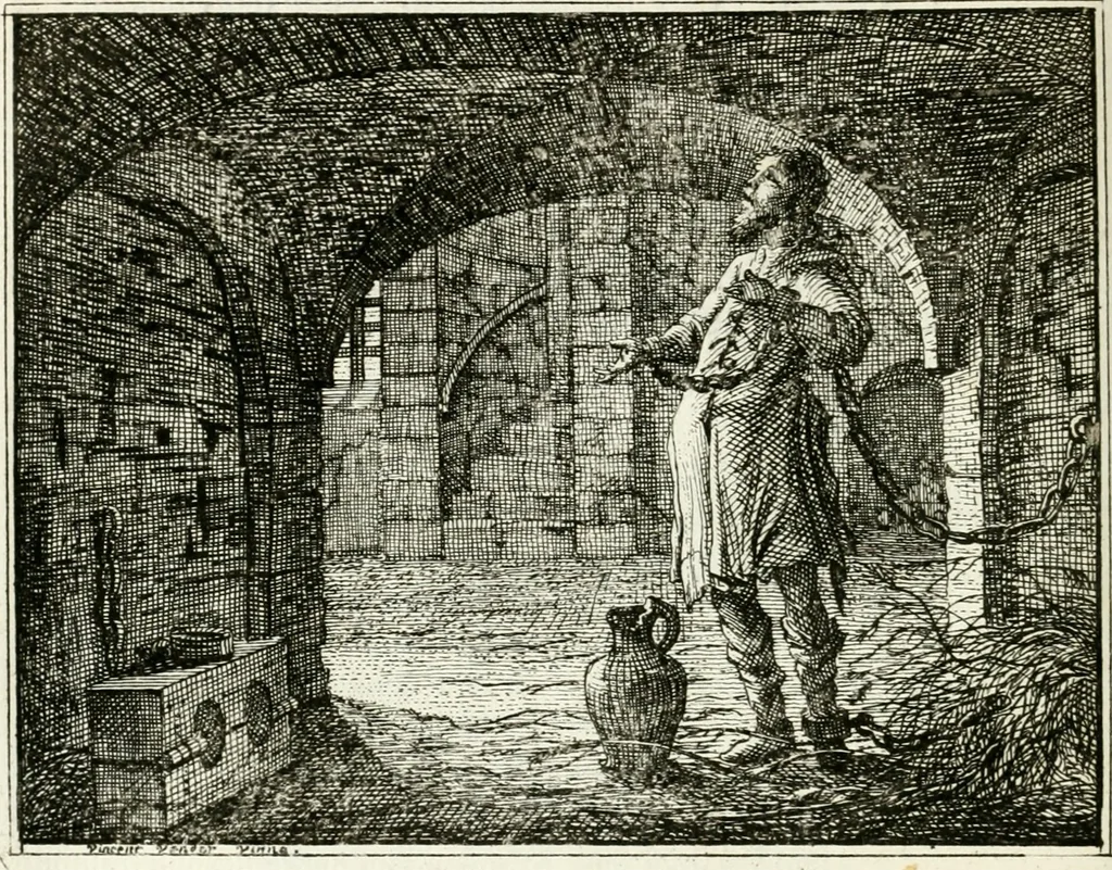 An illustration from Leerzaame zinnebeelden, 1757, leaf 167