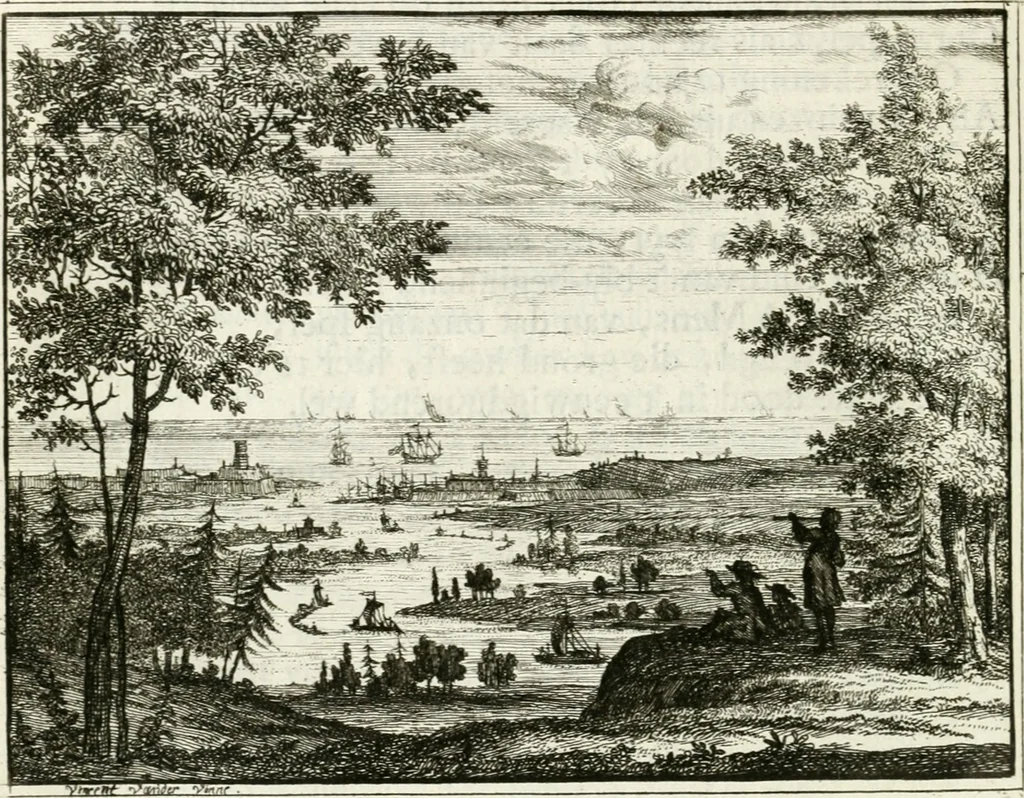 An illustration from Leerzaame zinnebeelden, 1757, leaf 181