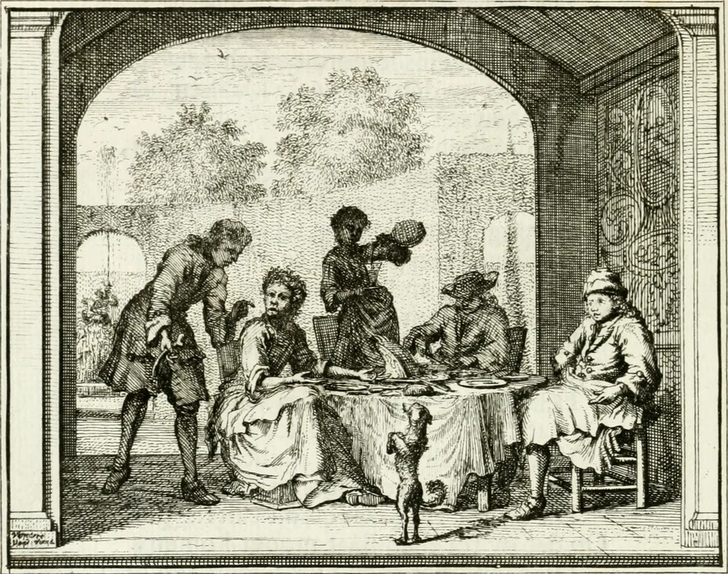 An illustration from Leerzaame zinnebeelden, 1757, leaf 211