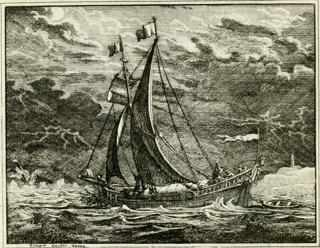 An illustration from Leerzaame zinnebeelden, 1757, leaf 215