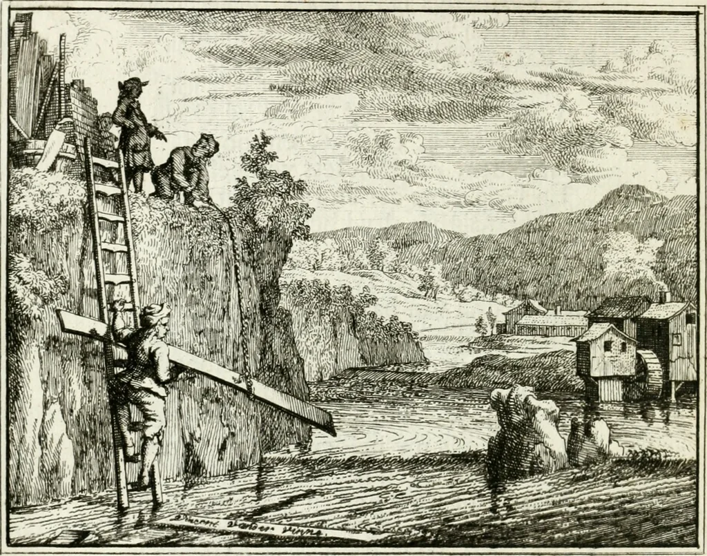 An illustration from Leerzaame zinnebeelden, 1757, leaf 227