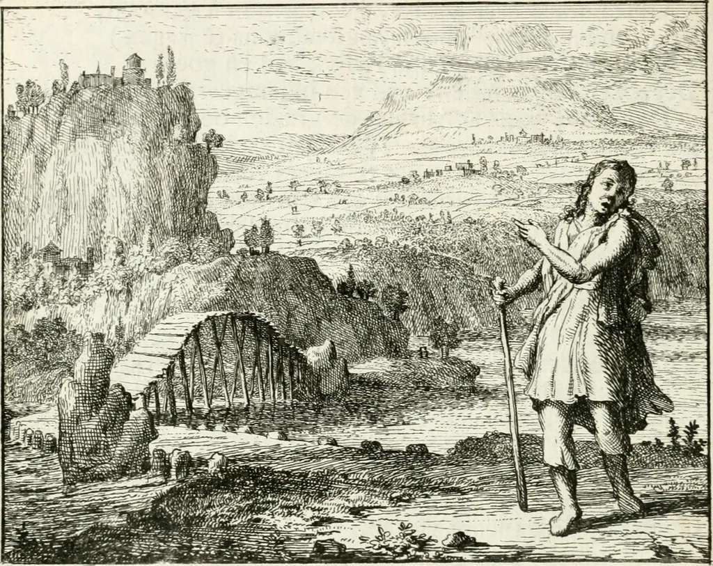 An illustration from Leerzaame zinnebeelden, 1757, leaf 33