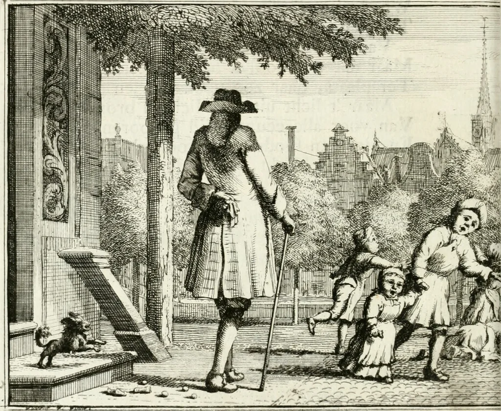 An illustration from Leerzaame zinnebeelden, 1757, leaf 45