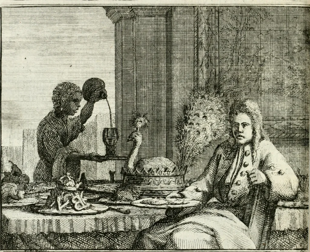 An illustration from Leerzaame zinnebeelden, 1757, leaf 57