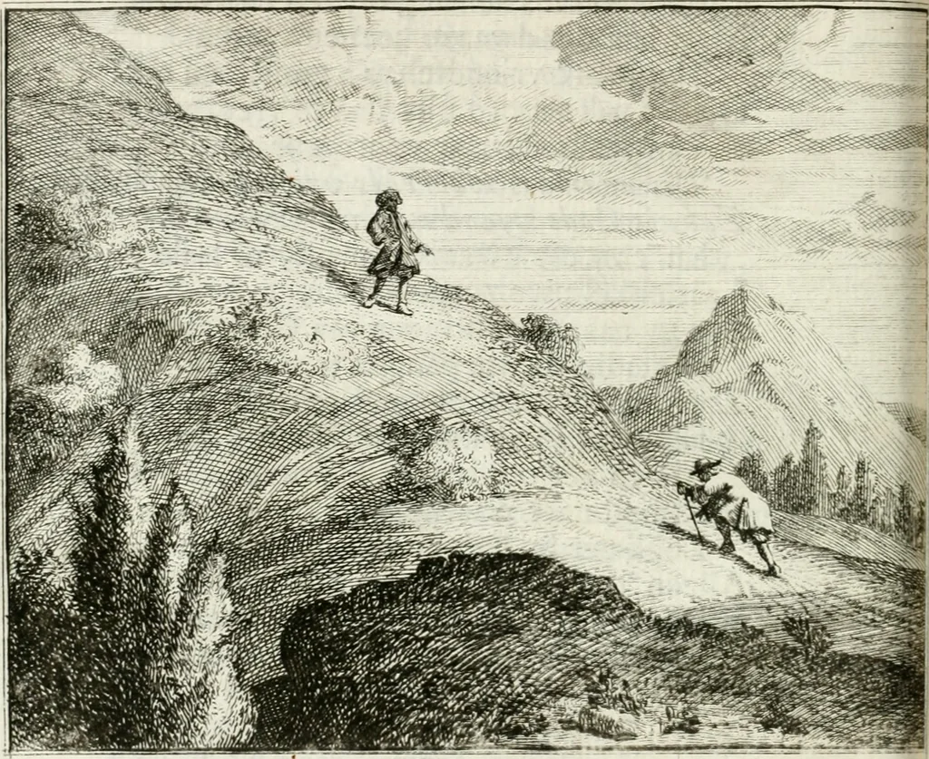 An illustration from Leerzaame zinnebeelden, 1757, leaf 65
