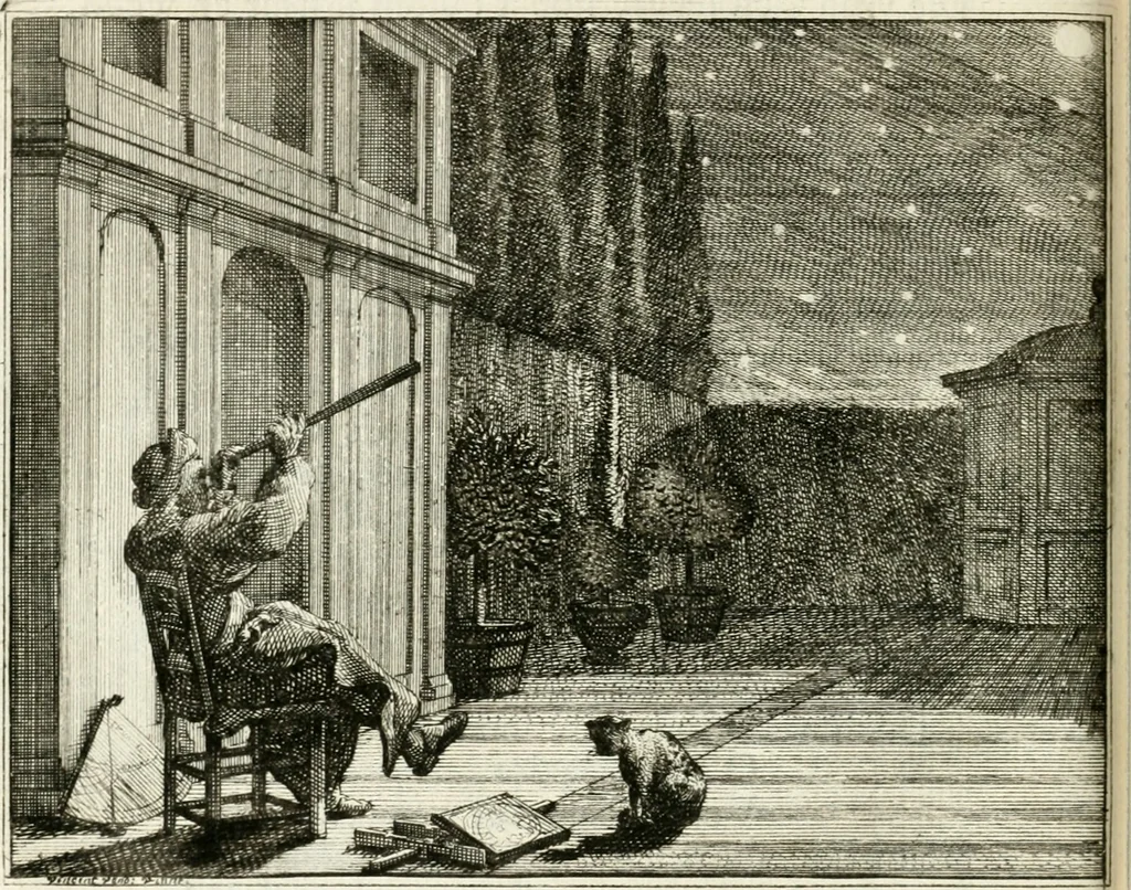 An illustration from Leerzaame zinnebeelden, 1757, leaf 71