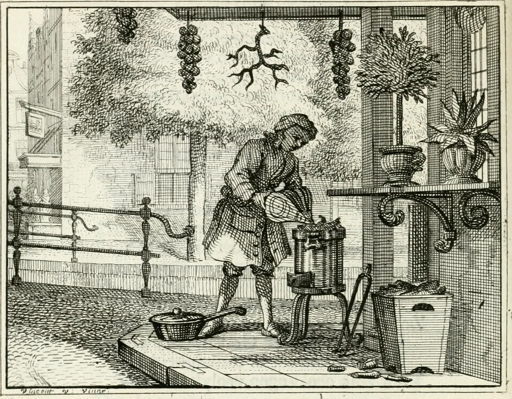 An illustration from Leerzaame zinnebeelden, 1757, leaf 99