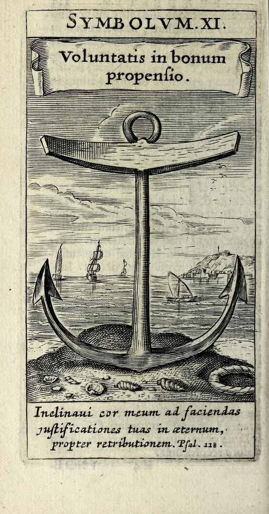 An illustration from Zodiacus Christianus locupletatus, seu, Signa XII. divinae praedestinationis totidem symbolis explicata, 1632, leaf 128