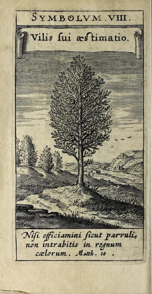 An illustration from Zodiacus Christianus locupletatus, seu, Signa XII. divinae praedestinationis totidem symbolis explicata, 1632, leaf 86