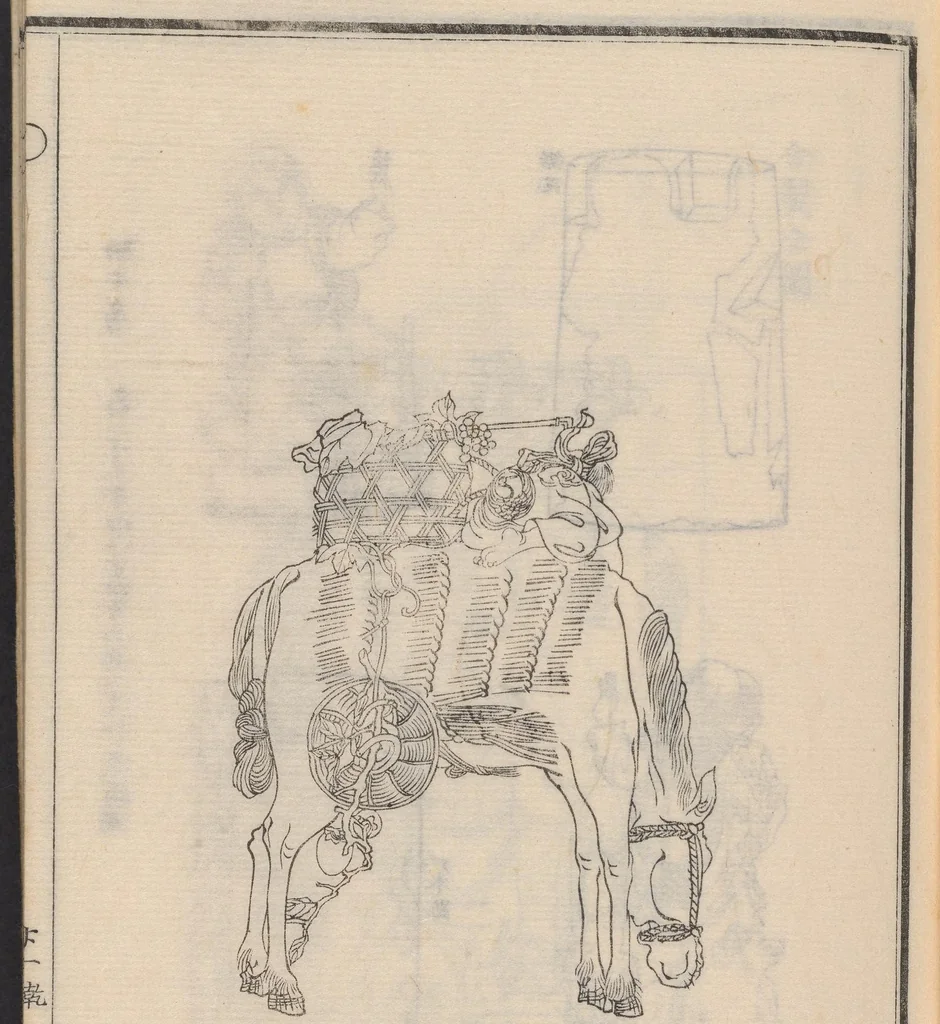 An illustration from Zōge chōkokuhō, 1900, leaf 36