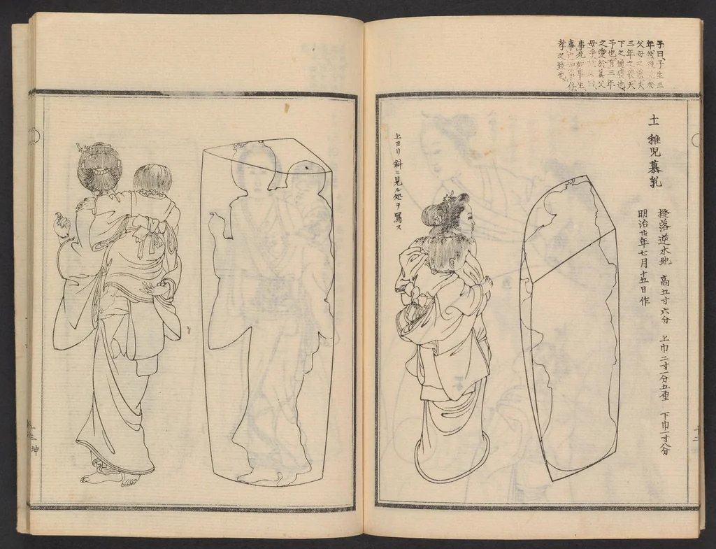 An illustration from Zōge chōkokuhō, 1900, leaf 14