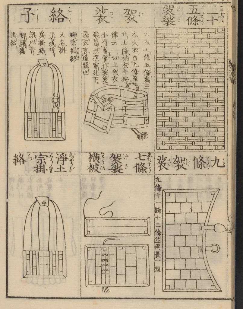 An illustration from Zōho shoshū butsuzō zui, 1868, leaf 17