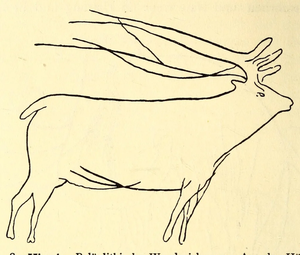 An illustration from Zur Psychologie der primitiven Kunst : ein Vortrag, 1908, leaf 12
