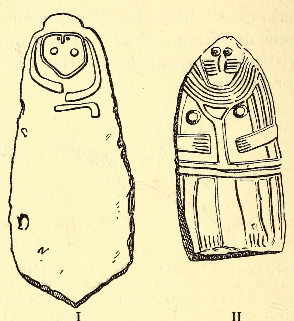An illustration from Zur Psychologie der primitiven Kunst : ein Vortrag, 1908, leaf 14