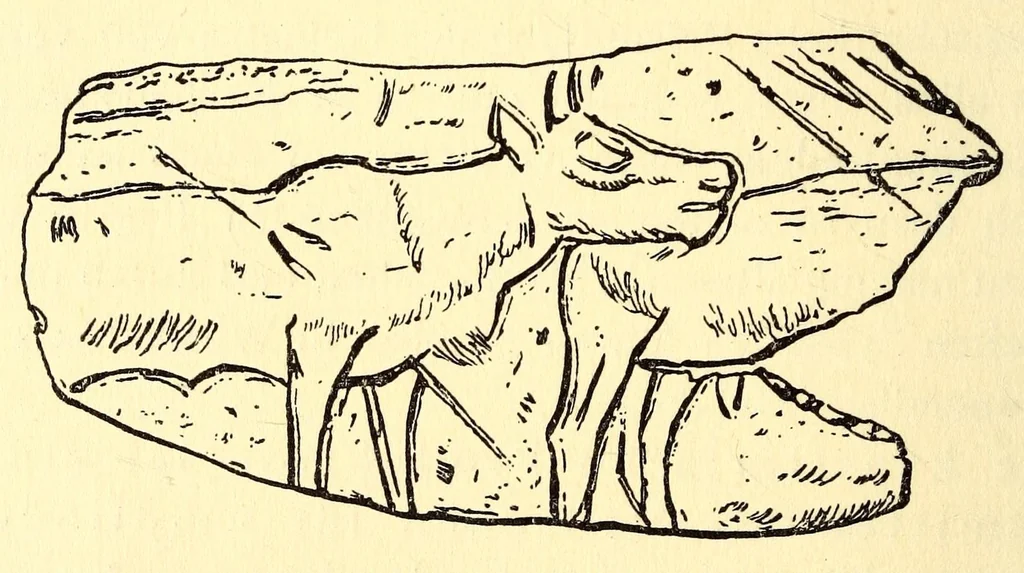 An illustration from Zur Psychologie der primitiven Kunst : ein Vortrag, 1908, leaf 8
