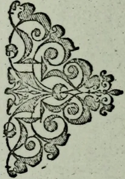 An illustration from Zwey Bücher : Einer neüen kunstlichen Tabulatur auff Orgel und Instrument. Deren das erste ausserlesne Moteten und Stuck zu sechs fünff und vier Stimmen auss den kunstreichesten und weltberumbtesten Musicis und Componisten diser unser Zeit abgesetzt. Das ander allerley schöne teutsche, italienische, frantzösische, geistliche und weltliche Lieder mit funff und vier Stimmen Passamezo, Galliardo und Täntze in sich begreifft.., 1577, leaf 63