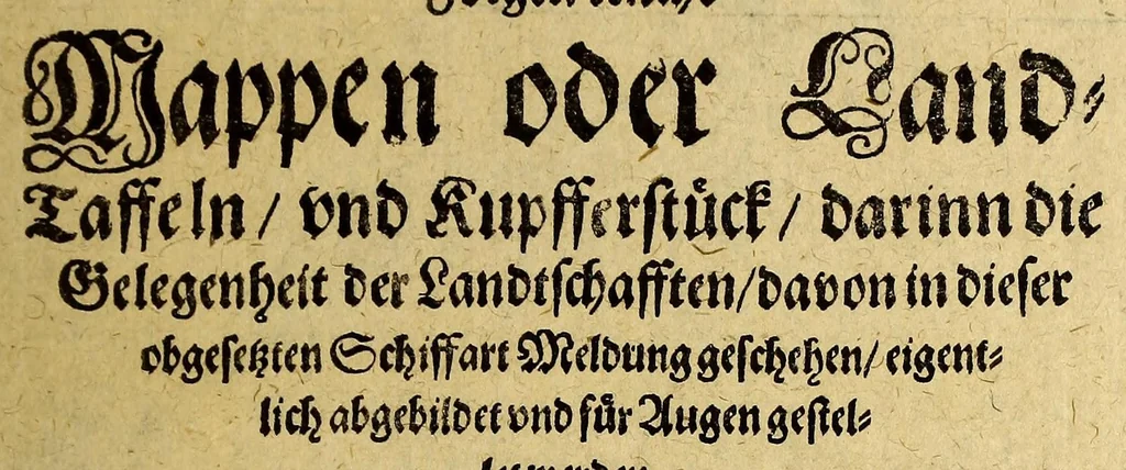 An illustration from Zwölffte Schiffahrt oder Kurtze Beschreibung der newen Schiffahrt gegen Nord Osten, vber die Amerische Inseln in Chinam vnd Japponiam, von einem Engelländer Heinrich Hudson newlich erfunden, beneben einem Discurss an J. Kön. Maj. in Spanien, wegen dess fünfften Theils der Welt, Terra Australis incognita genand, auch kurtze Beschreibung der Länder der Samojeden vnd Tingoesen in der Tartarey gelegen., 1627, leaf 81