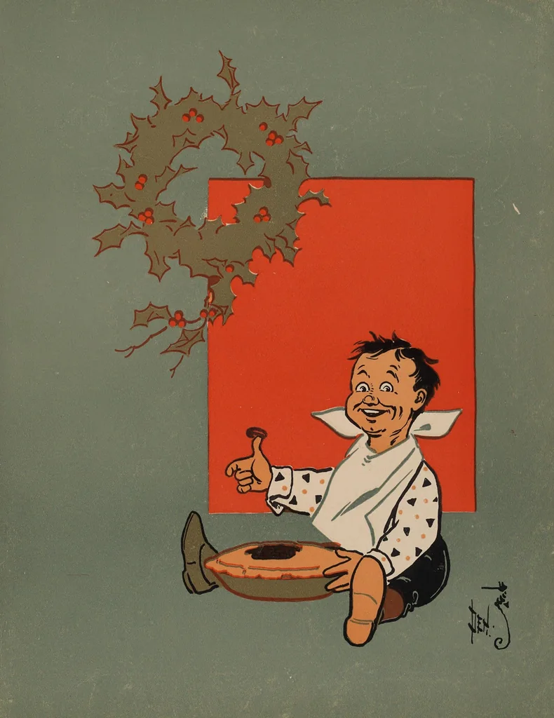 An illustration from Denslow's Mother Goose : being the old familiar rhymes and jingles of Mother Goose, 1901, leaf 21