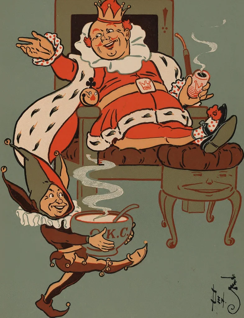 An illustration from Denslow's Mother Goose : being the old familiar rhymes and jingles of Mother Goose, 1901, leaf 23