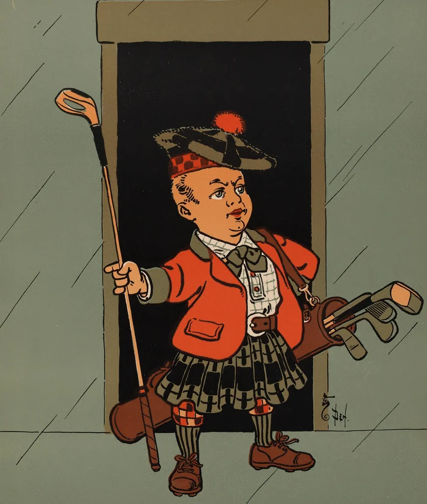 An illustration from Denslow's Mother Goose : being the old familiar rhymes and jingles of Mother Goose, 1901, leaf 45