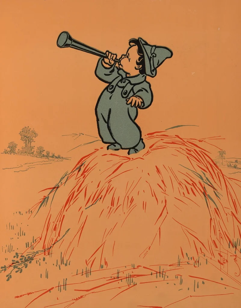 An illustration from Denslow's Mother Goose : being the old familiar rhymes and jingles of Mother Goose, 1901, leaf 49