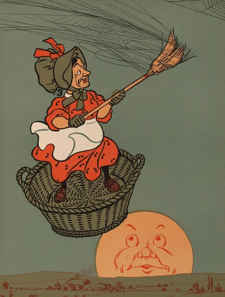 An illustration from Denslow's Mother Goose : being the old familiar rhymes and jingles of Mother Goose, 1901, leaf 51
